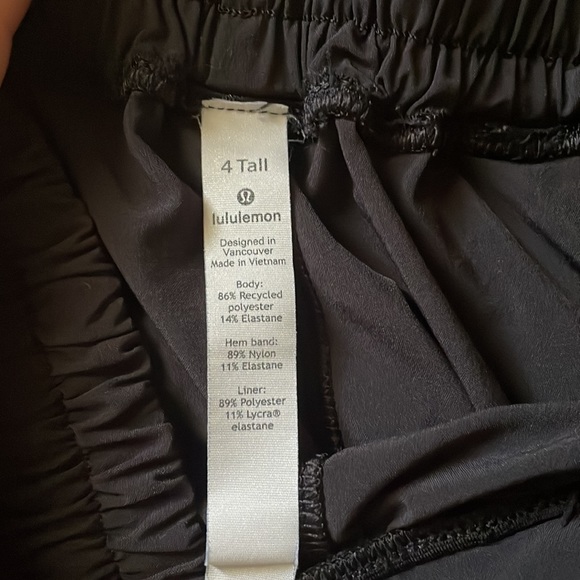 COPY - black hotty hot lululemon shorts - Picture 5 of 5